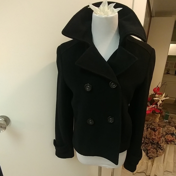 Express Jackets & Blazers - Express Design Studio black pea coat